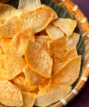 Plum-Salt Breadfruit Crisps